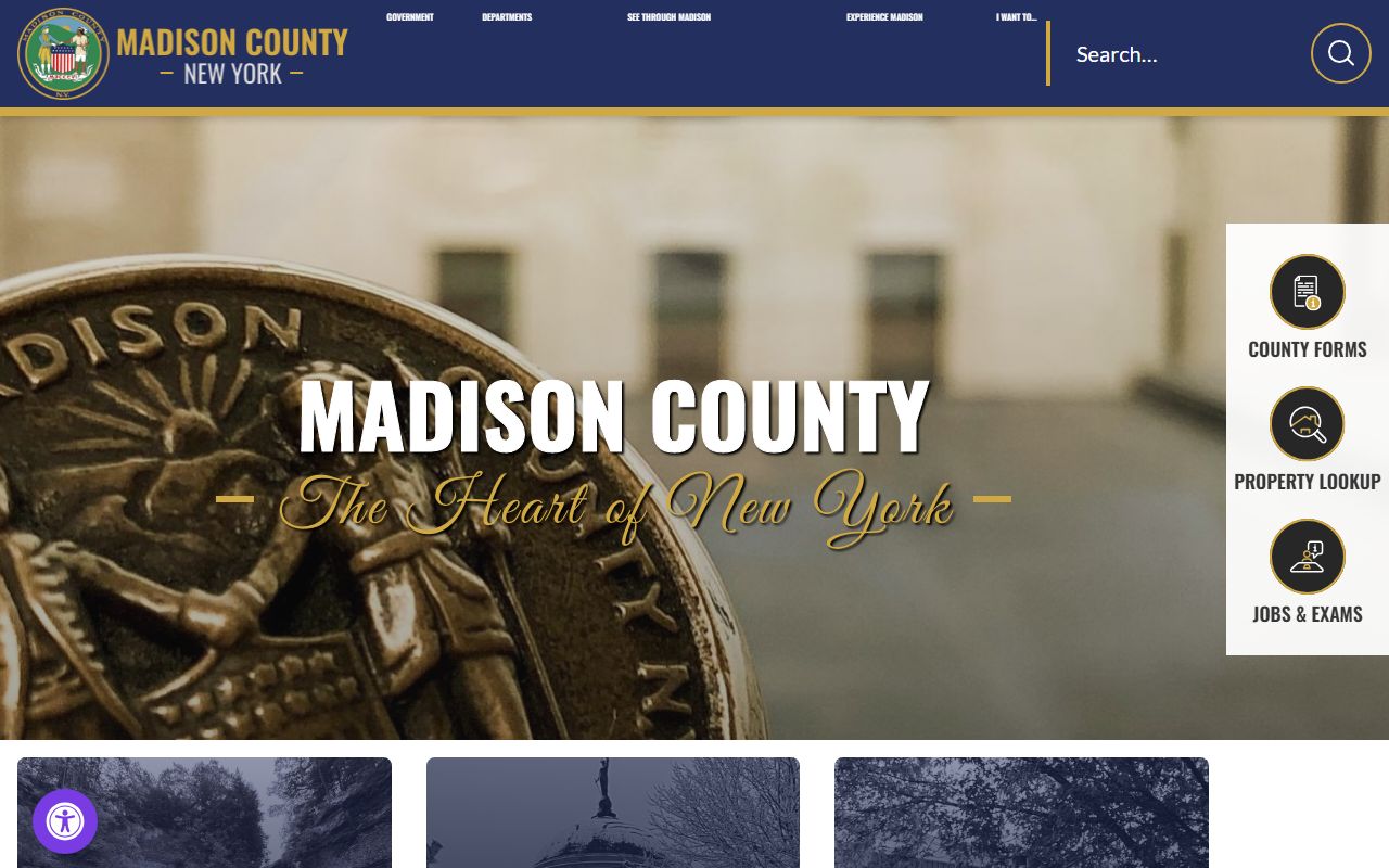 Madison County Clerk official website with marriage record information