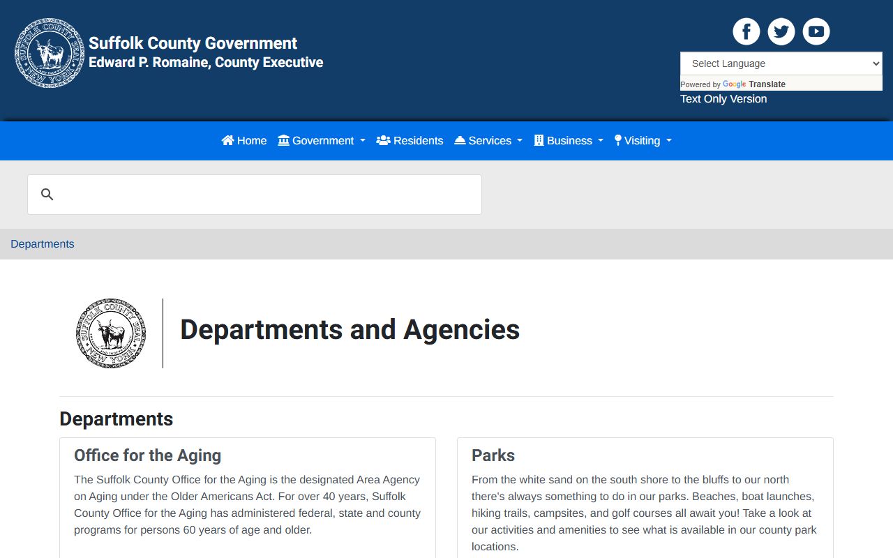 Suffolk County Clerk official website